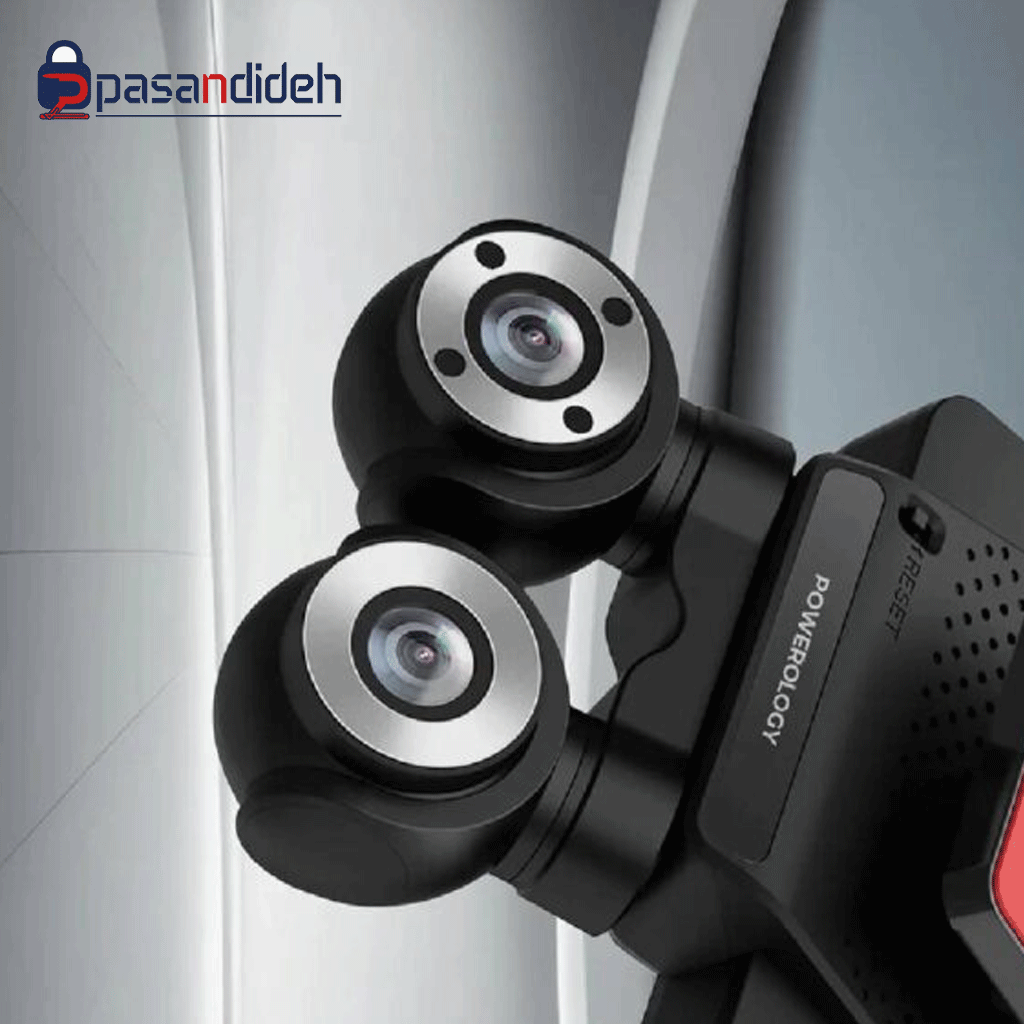 دوربین ثبت وقایع پاورولوژی  Powerelogy DUAL LENS DASH CAMERA