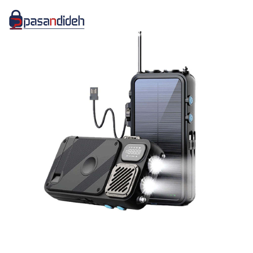 پاوربانک 16000mAh پاورولوژی مدل Powerology 16000mAh Solar Power Bank PPBCHA49