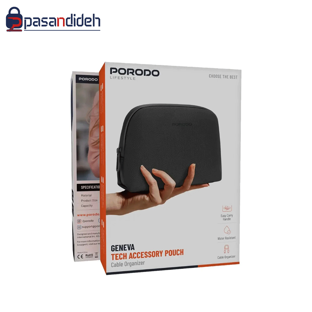 کیف دستی پرودو Porodo Geneva Tech Accessory Pouch
