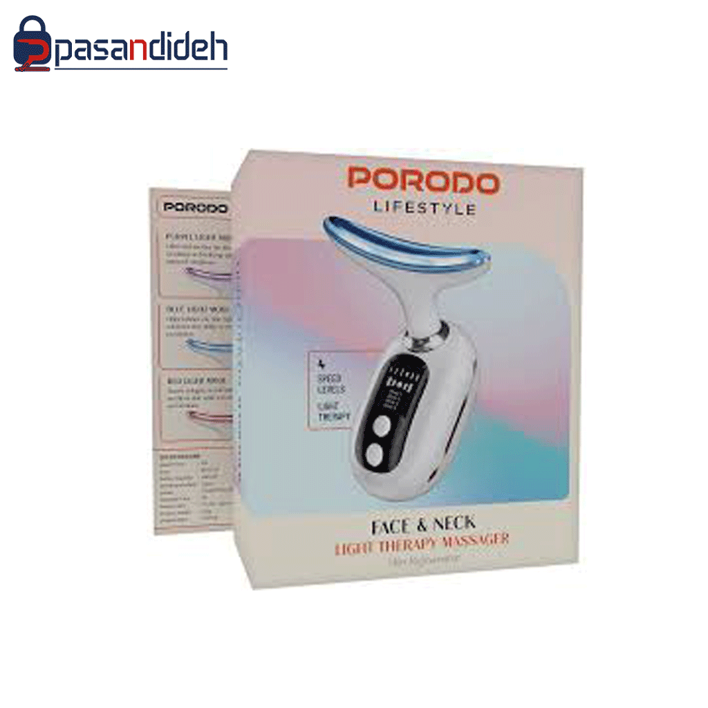 ماساژور صورت و گردن نور تراپی پرودو PORODO FACE & NECK LIGHT THERAPY