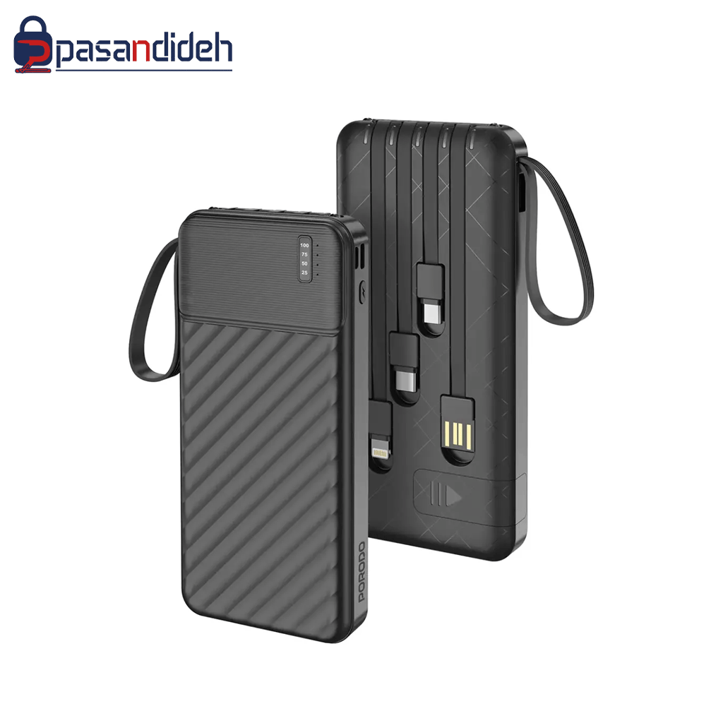 پاوربانک 10000mah پرودو مدل Porodo PIANO