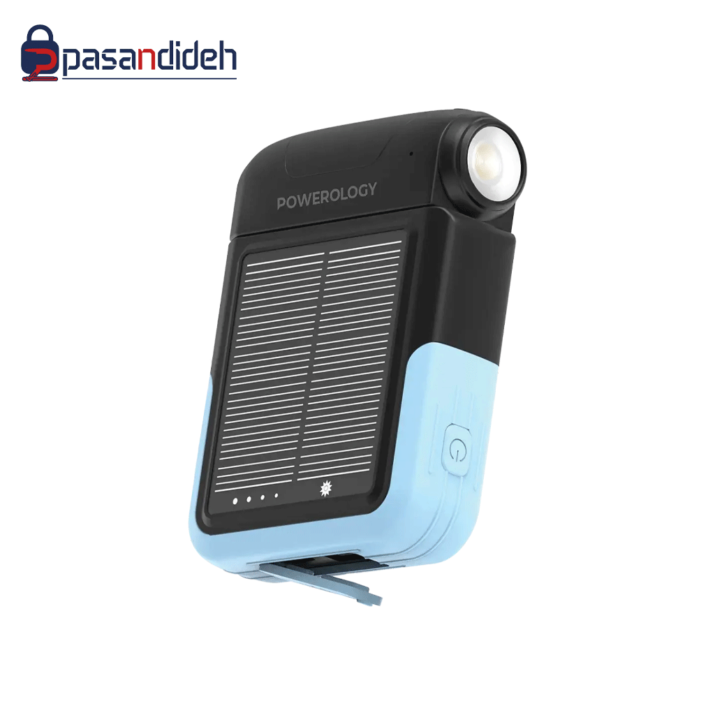 پاوربانک خورشیدی پاورولوژی 10000mah مدل Powerology SANTE PD20w