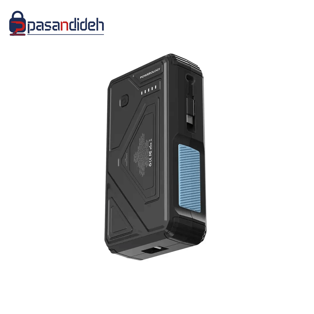 پاوربانک خورشیدی پاورولوژی 27000mah مدل Powerology PP077