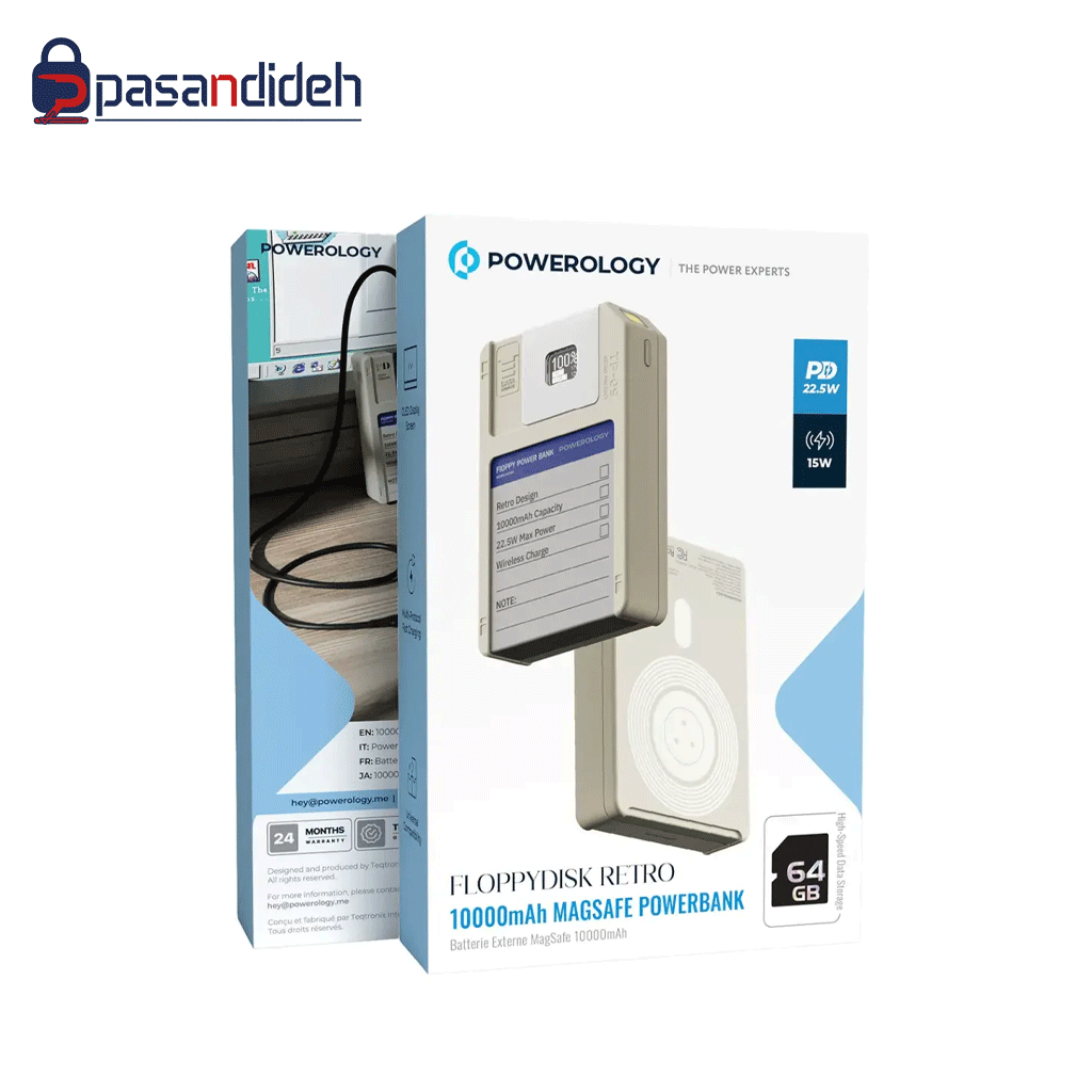 پاوربانک 10000mah پاورولوژی مدل Powerology PPBCHA97