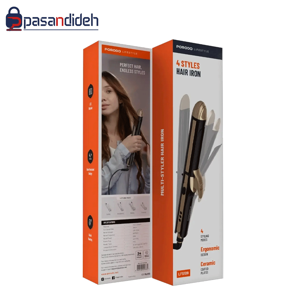اتومو پرودو Porodo 4in1 Ceramic Hair Styling IRON