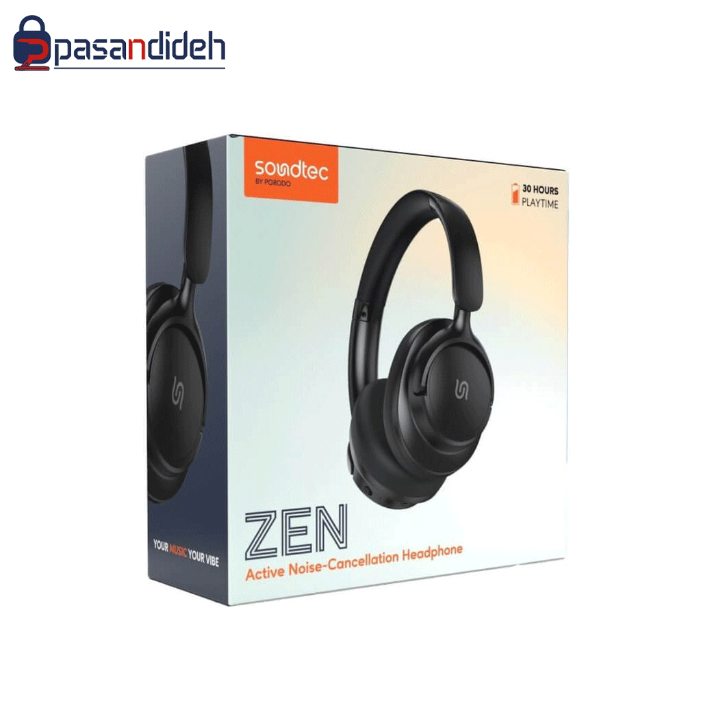 هدفون بلوتوثی پرودو مدل PORODO SOUNDTECH ZEN HYBRID ANC