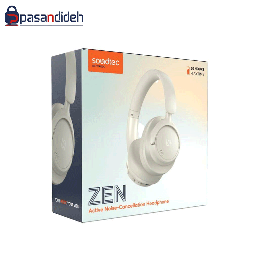 هدفون بلوتوثی پرودو مدل PORODO SOUNDTECH ZEN HYBRID ANC