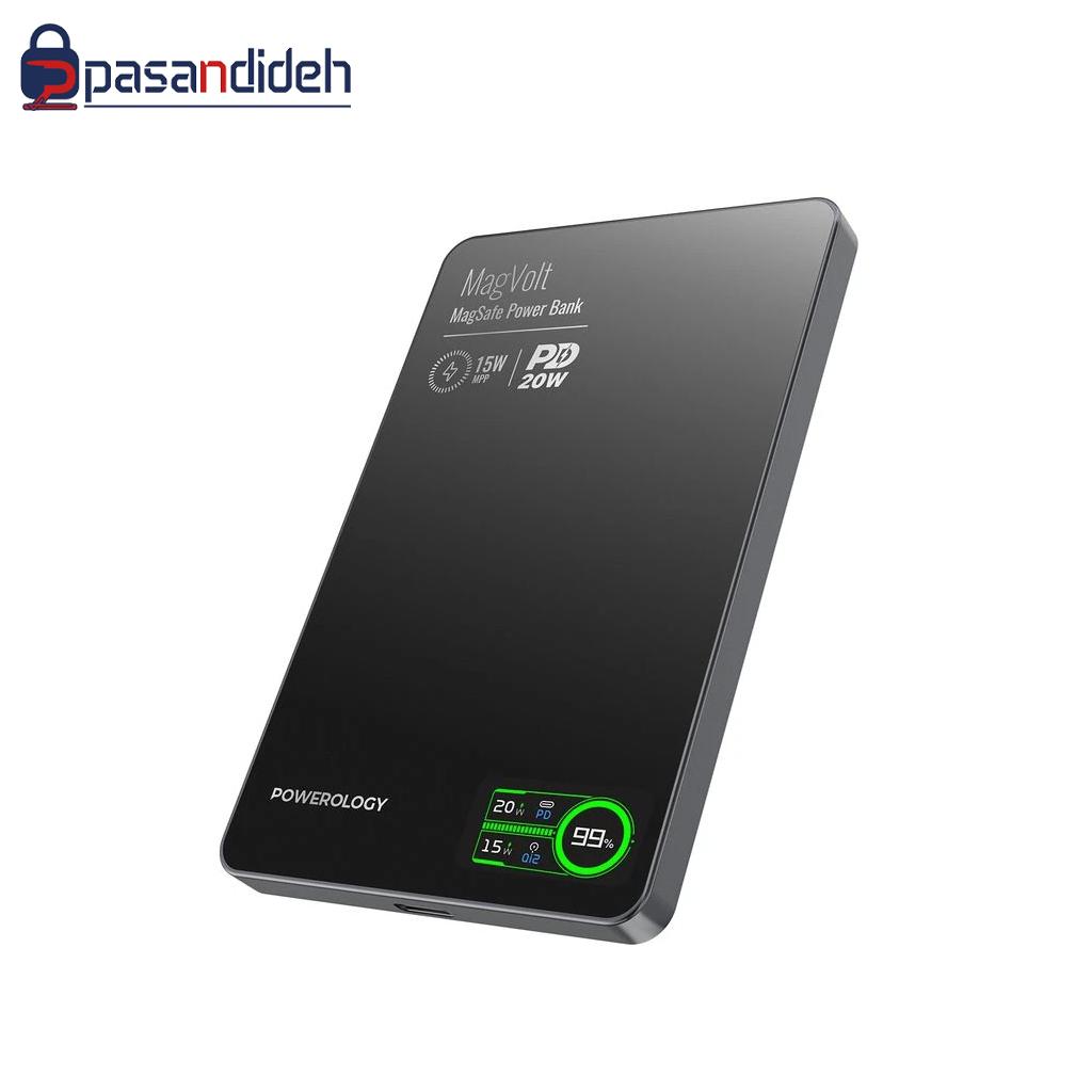 پاوربانک 10000 پاورولوژی Powerology MagVolt 10000mAh