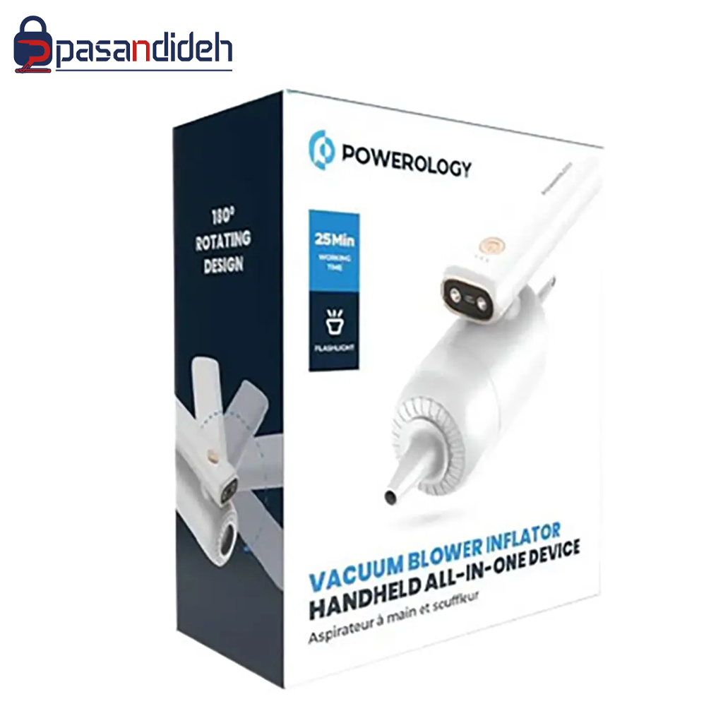 جارو شارژی ماشین و دمنده پاورولوژی Powerology PW4N1FCVWH